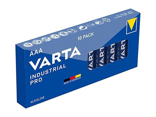 Foto van Varta Industrial PRO batterij AAA doos(10) Varta Industrial PRO batterij AAA doos(10)