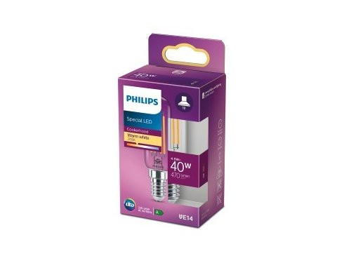 Philips LED buislamp T25 E14 4,5-40W 2700K filament helder blister