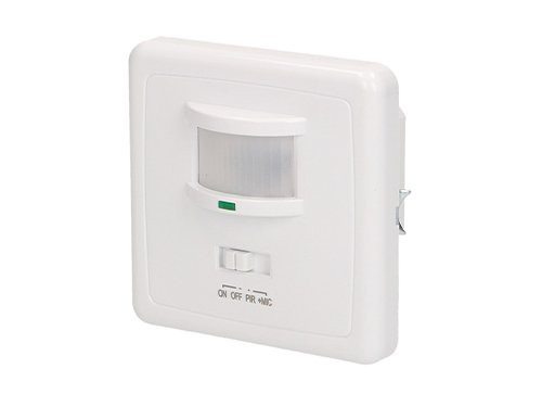 Foto van Bewegingsmelder IR inbouw wand wit geluidsdetectie Bewegingsmelder IR inbouw wand wit geluidsdetectie