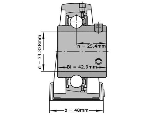 FAG Lagerblok Staand UCP207-21 J7 (33.338mm)