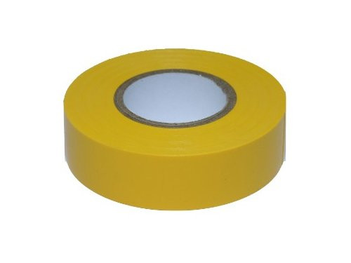 Isolatietape PVC 19mm rol 20m geel