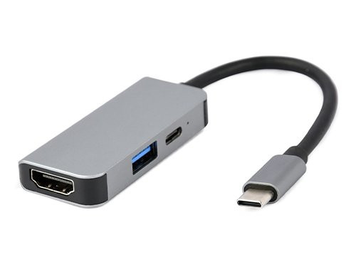 USB-C 3-in-1 multi adapter USB-C dock 3-voudig