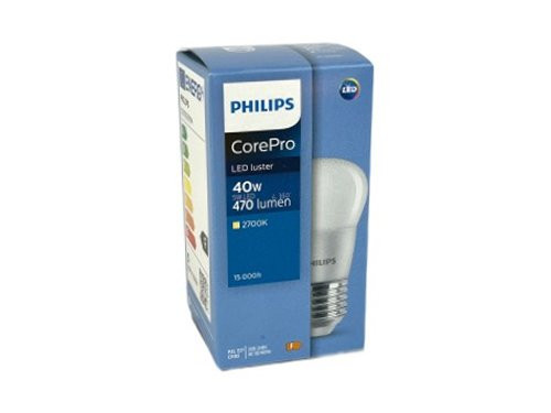 Foto van Philips LED kogel E27 5-40W 2700K mat Philips LED kogel E27 5-40W 2700K mat