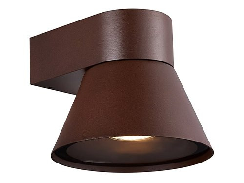 Foto van Wandlamp Kyklop Cone GU10 roest IP54 Wandlamp Kyklop Cone GU10 roest IP54