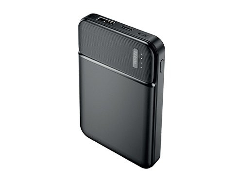 Foto van Powerbank 5.000mA zwart USB + USB-C Powerbank 5.000mA zwart USB + USB-C