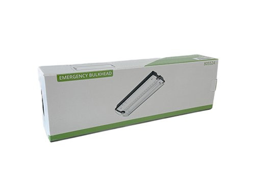 Foto van LED noodverlichting opbouw 3W IP65 zwart LED noodverlichting opbouw 3W IP65 zwart