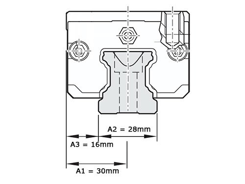 Foto van Bosch Rexroth Kogelwagen Koolstofstaal KWD-030-SNH-C2-P-1 Zonder Kogelketting Bosch Rexroth Kogelwagen Koolstofstaal KWD-030-SNH-C2-P-1 Zonder Kogelketting