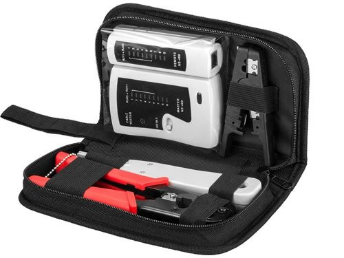 Gereedschapset Netwerk 4 delig in etui