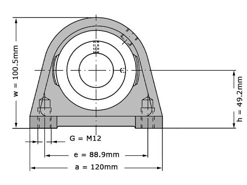 INA Lagerblok Staand RSHEY40 TV VA HLA (40mm)