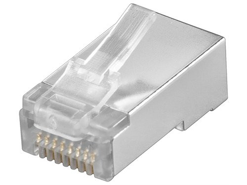 Modulaire plug 8P/8C RJ45 afgeschermd PER STUK