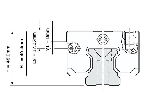 Bosch Rexroth Kogelwagen Super Koolstofstaal KWD-035-SKS-C0-N-1 Zonder Kogelketting
