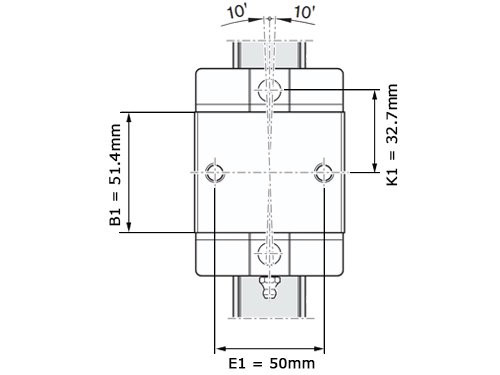 Bosch Rexroth Kogelwagen Super Koolstofstaal KWD-035-SKS-C0-N-1 Zonder Kogelketting