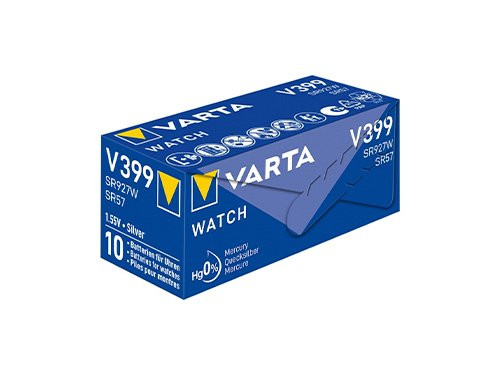 Foto van Varta 399 batterij SR57 doosje(10) Varta 399 batterij SR57 doosje(10)