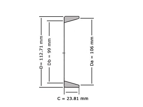 Timken Kegellager Buitenring 3920 (0x112.71x23.81mm)