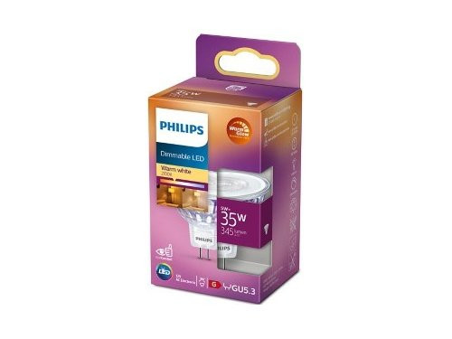 Philips LED spot MR16 GU5.3 12V 5-35W WarmGlow blister