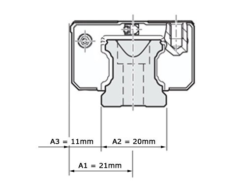 Bosch Rexroth Kogelwagen Koolstofstaal KWC-020-SKN-C0-N-2 Zonder Kogelketting