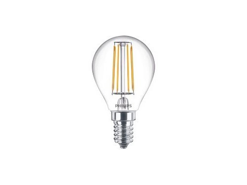 Philips LED kogel E14 4,3-40W 2700K filament helder blister