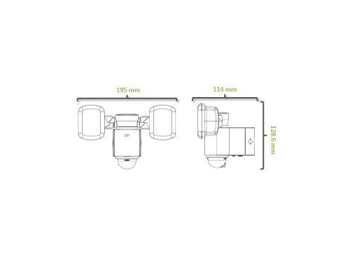 GP LED Safeguard RF2.1 schijnwerper met sensor
