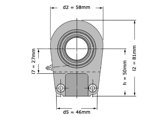 Foto van SKF Stangkop SIR25 ES (25x58x20mm) SKF Stangkop SIR25 ES (25x58x20mm)