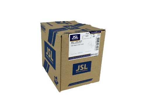 Klembeugel 16-22mm koppelbaar transparant JSL doos(50)