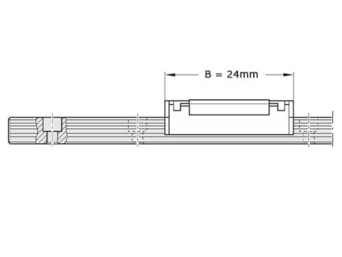 Foto van Bosch Rexroth Miniatuurwagen Resist NRII MWA-007-SNS-C0-H-3 Zonder Kogelketting - LFS Bosch Rexroth Miniatuurwagen Resist NRII MWA-007-SNS-C0-H-3 Zonder Kogelketting - LFS