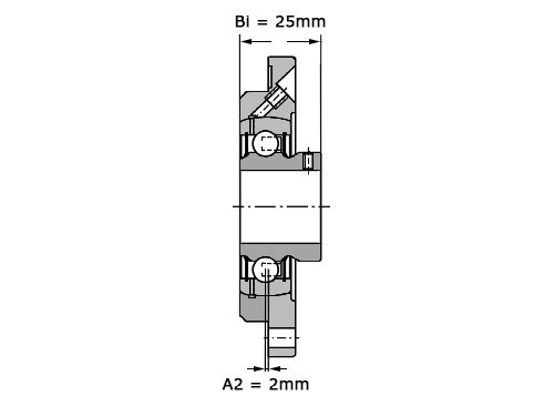 Foto van INA Lagerblok Rond PMEY20 N (20mm) INA Lagerblok Rond PMEY20 N (20mm)