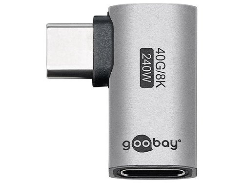 Foto van USB-C adapter - male/female horizontaal USB-C adapter - male/female horizontaal