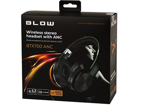 Stereo Hoofdtelefoon draadloos Bluetooth ANC