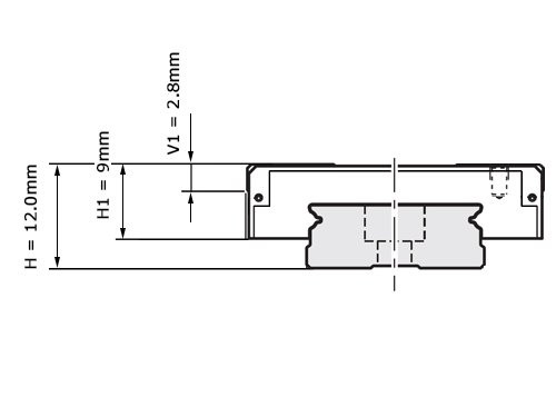 Bosch Rexroth Miniatuurwagen Resist NRII MWA-009-BLS-C0-H-3