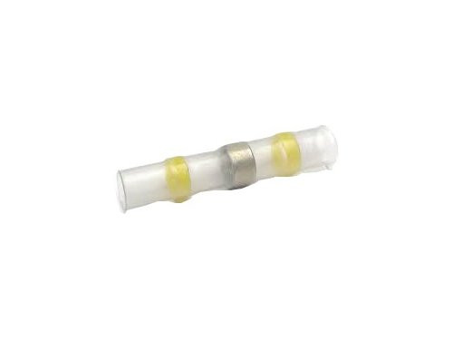 Krimpkous soldeerconnector 4 - 6 mm geel zak(50)