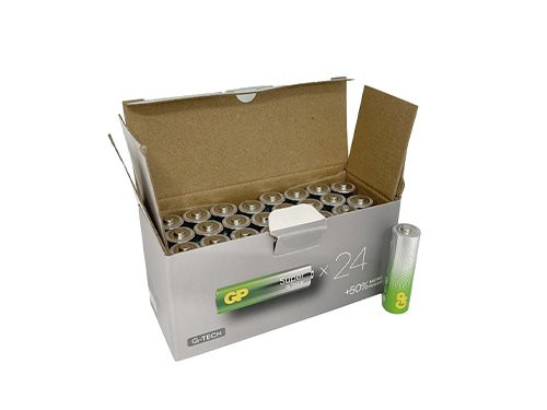 Foto van GP Super Alkaline batterij AA doos(24) GP Super Alkaline batterij AA doos(24)