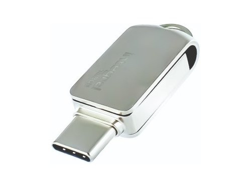 USB stick 128GB Metal Dual USB-C en USB 3.0