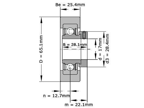 INA Insert Lager RCSMB17/65