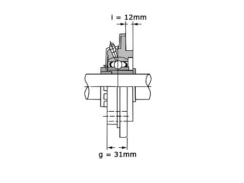 NSK Lagerblok Rond UKFC211 (50mm)