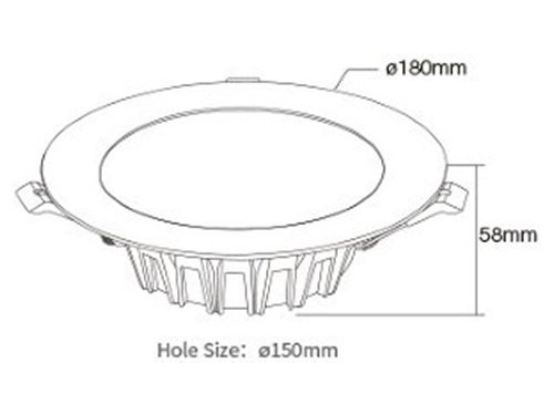 Foto van RGB-CCT LED Downlighter 18W RGB-CCT LED Downlighter 18W