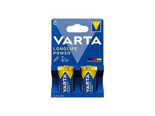 Foto van Varta Longlife Power batterij C blister(2) Varta Longlife Power batterij C blister(2)