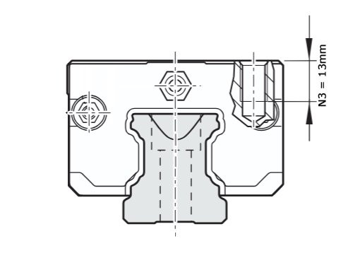 Bosch Rexroth Kogelwagen Koolstofstaal KWD-035-SKS-C0-N-1 Zonder Kogelketting