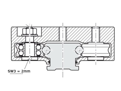 Foto van Bosch Rexroth Looprollenwagen Aluminium LWA-020-SNS-FN-E-0 Bosch Rexroth Looprollenwagen Aluminium LWA-020-SNS-FN-E-0