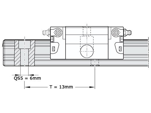 Bosch Rexroth Kogelwagen Koolstofstaal KWD-020-FKS-C0-N-1 Zonder Kogelketting