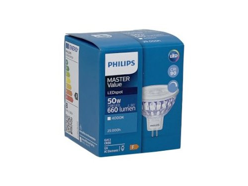 Philips LED spot GU5.3 12V 7,5-50W 4000K dimbaar