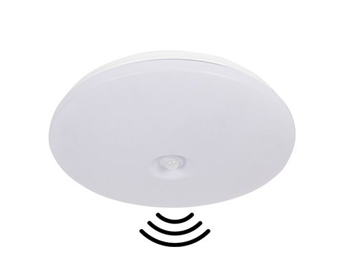 Foto van Plafonniere rond 330mm 2x E27 + sensor Plafonniere rond 330mm 2x E27 + sensor