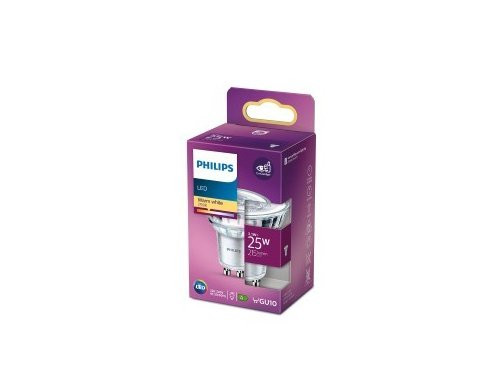 Philips LED spot GU10 230V 2,7-25W 2700K blister