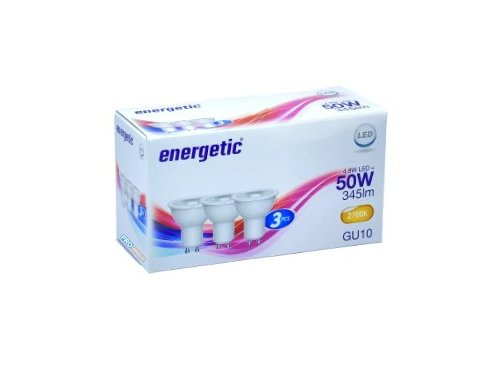 Energetic LED spot GU10 4,7-50W 2700K doos a3
