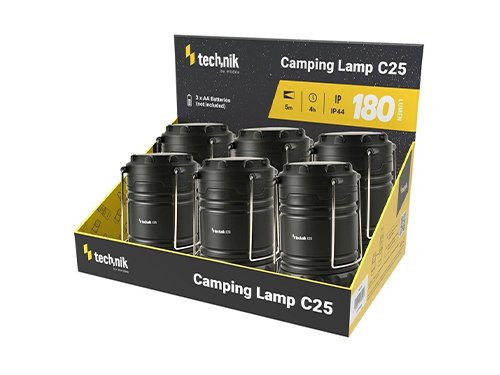 Technik LED campinglamp 3xAA 180 lumen
