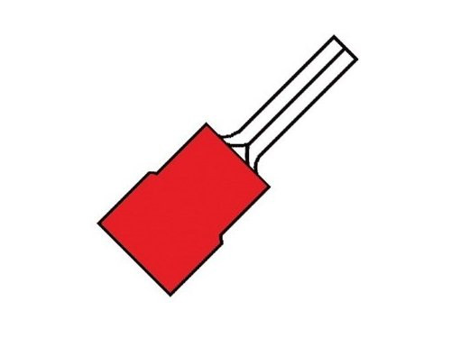 Foto van Kabelschoen pen rood Kabelschoen pen rood