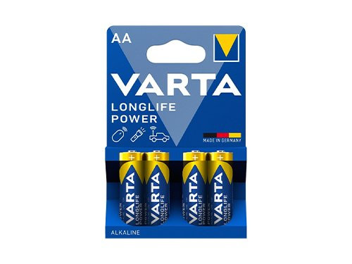 Foto van Varta Longlife Power batterij AA blister(4) Varta Longlife Power batterij AA blister(4)