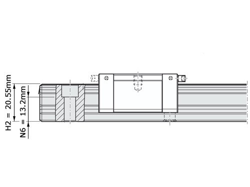 Bosch Rexroth Kogelwagen Koolstofstaal KWC-020-SKN-C1-N-2 Zonder Kogelketting
