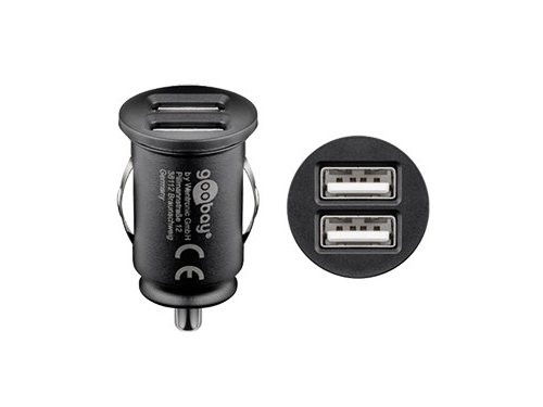 USB autolader dubbel 12V-24V 4,8A