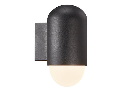 Foto van Wandlamp Heka E27 zwart IP54 Wandlamp Heka E27 zwart IP54
