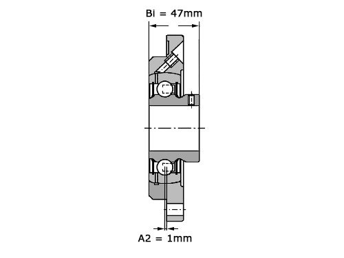 Foto van INA Lagerblok Rond PMEY60 N (60mm) INA Lagerblok Rond PMEY60 N (60mm)